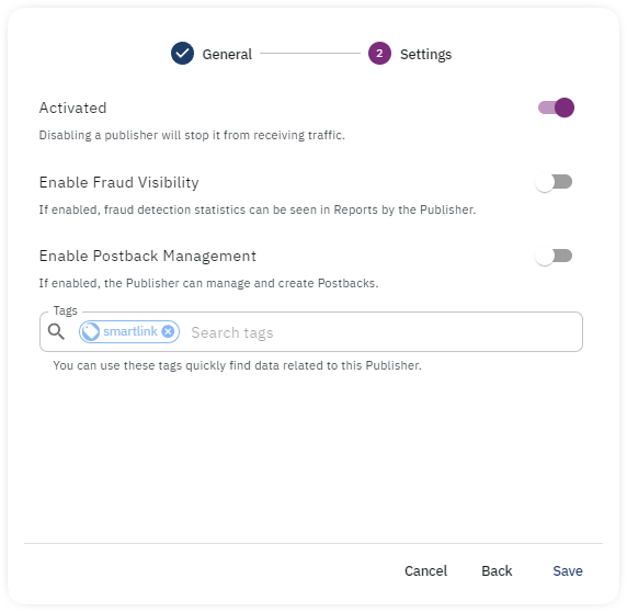 publisher access options