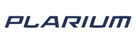 a blue and white logo