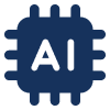 a blue square with a letter on it